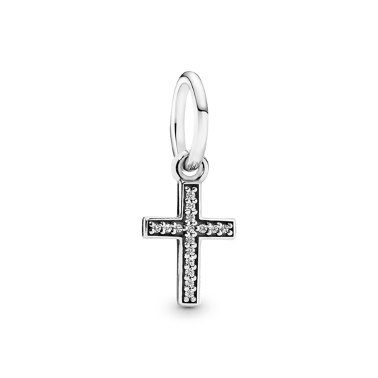 Charm Colgante Cruz Resplandeciente